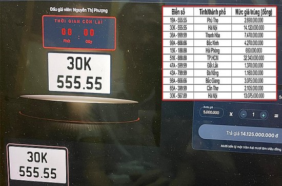 Người trúng đấu giá biển số 30K - 555.55 giá 14,12 tỷ đồng nói gì?