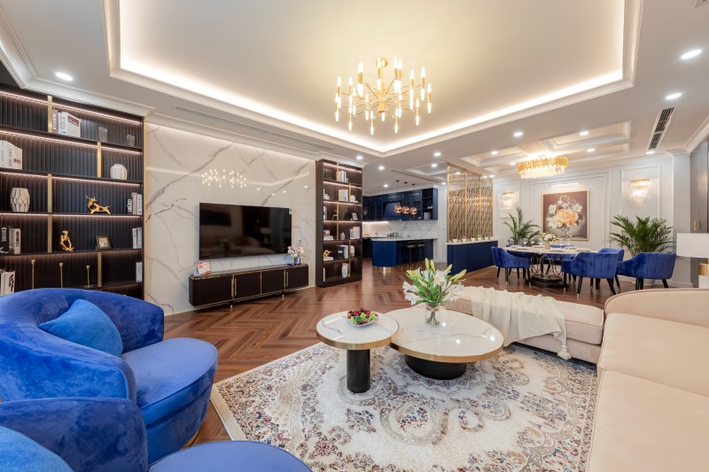 Một căn hộ cao cấp đạt chuẩn “dinh thự trên không” tại tổ hợp căn hộ The Diamond Residence