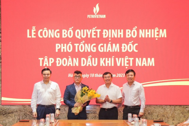 Ông Phan Tử Giang được bổ nhiệm giữ chức Phó Tổng giám đốc Tập đoàn Dầu khí Việt Nam