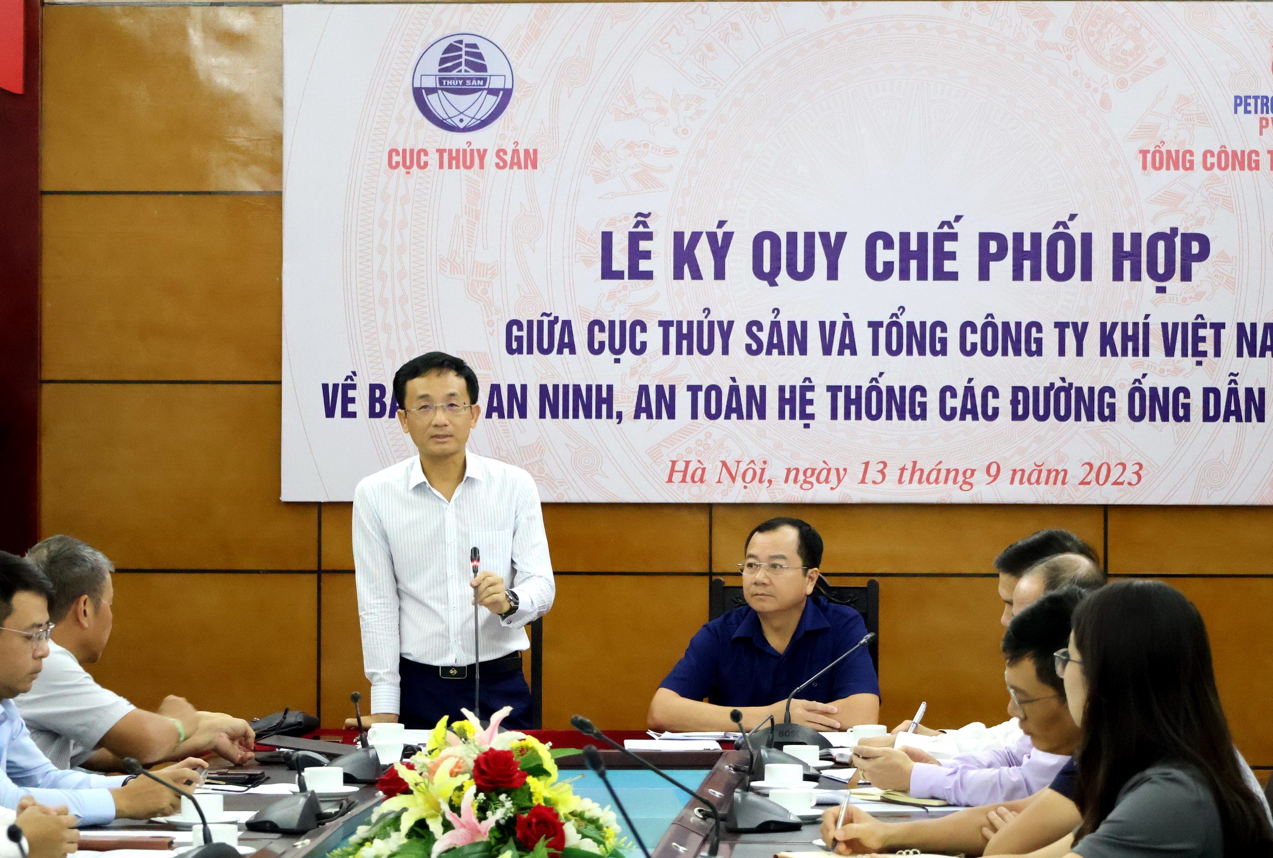 PV GAS phối hợp với Cục Thủy sản bảo vệ an ninh, an toàn hệ thống đường ống dẫn khí dưới biển