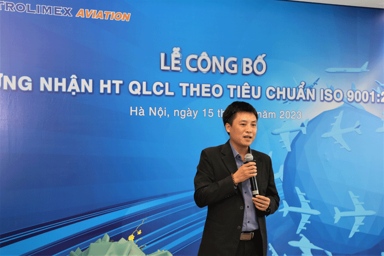 Petrolimex Aviation chính thức nhận Chứng nhận Hệ thống Quản lý chất lượng theo tiêu chuẩn ISO 9001:2015