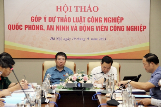 Góp ý dự thảo Luật Công nghiệp quốc phòng, an ninh và động viên công nghiệp