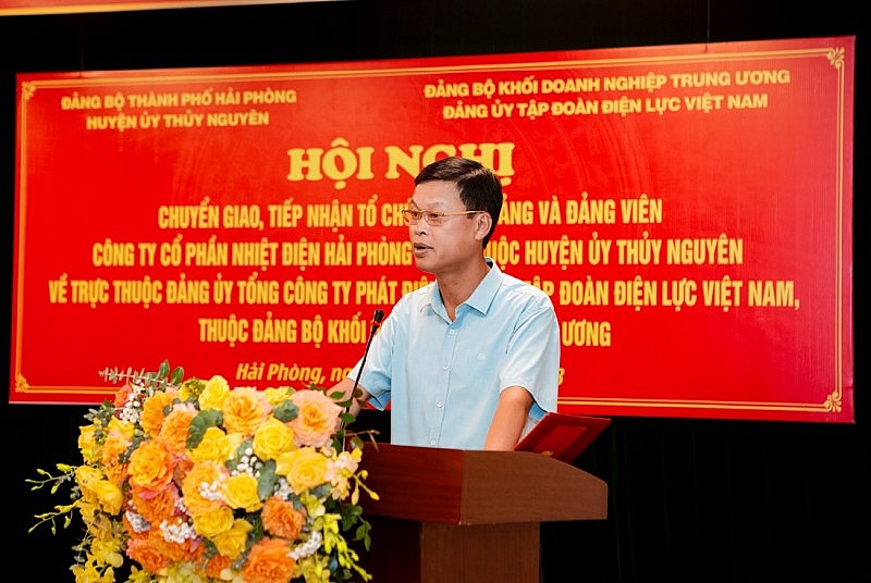 Chuyển giao Đảng bộ Nhiệt điện Hải Phòng về Tập đoàn Điện lực Việt Nam