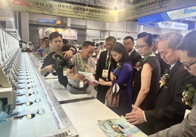 200 gian hàng tại triển lãm chuỗi cung ứng dệt may ITCPE Vietnam Texprint 2023