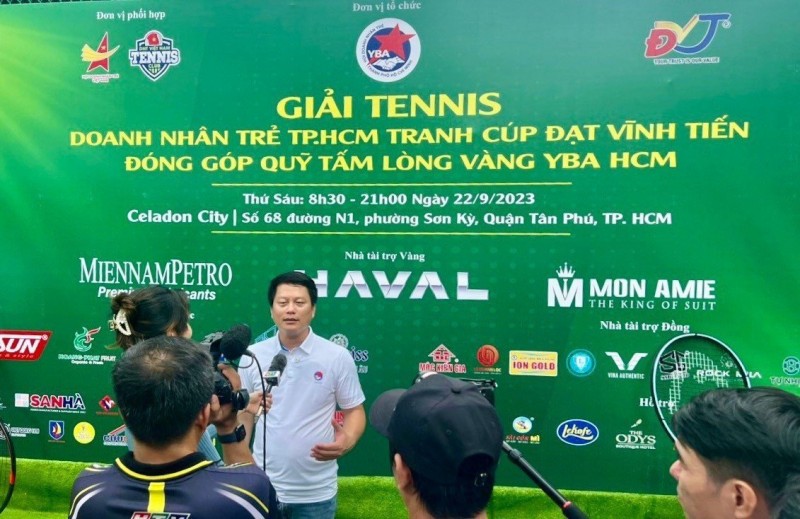 Công ty MiennamPetro đồng hành cùng giải Tennis doanh nhân trẻ TP. Hồ Chí Minh