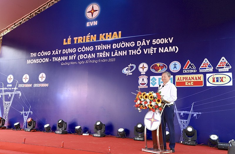 EVN phát động thi công đường dây 500kV Monsoon – Thạnh Mỹ