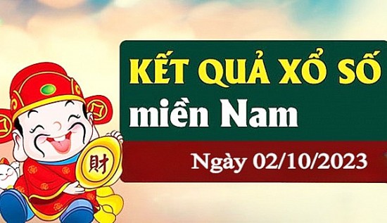 XSMN 2/10, Kết quả xổ số miền Nam hôm nay 2/10/2023, XSMN ngày 2 tháng 10, trực tiếp XSMN 2/10