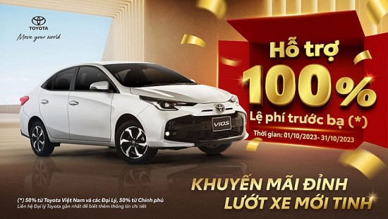 Toyota Vios được ưu đãi những gì trong tháng 10?