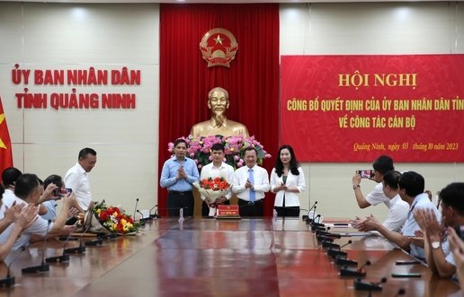 Quảng Ninh: Công bố các quyết định về công tác cán bộ