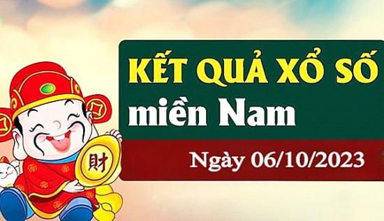 Kết quả Xổ số miền Nam ngày 6/10/2023, KQXSMN ngày 6 tháng 10, XSMN 6/10, xổ số miền Nam hôm nay