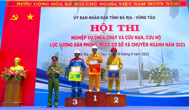 PV GAS nhận các giải thưởng ấn tượng trong công tác Phòng cháy chữa cháy và Cứu nạn cứu hộ