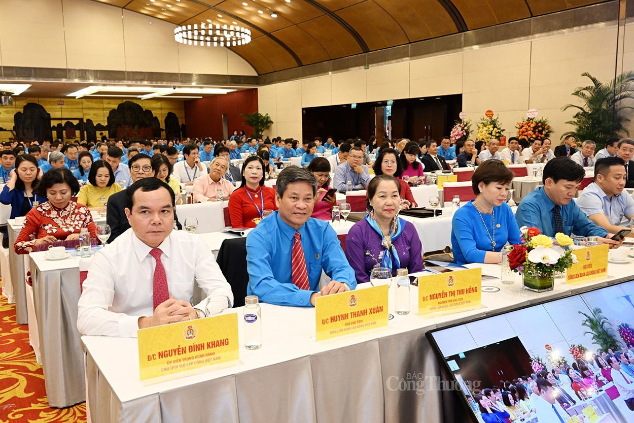 Chùm ảnh: Toàn cảnh Đại hội Công đoàn Công Thương Việt Nam lần thứ IV, nhiệm kỳ 2023 - 2028