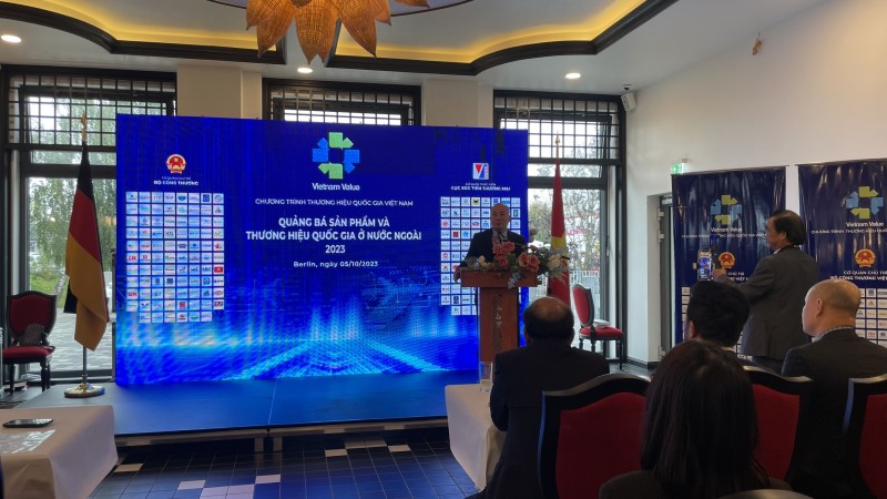 Quảng bá Chương trình và sản phẩm Thương hiệu Quốc gia Việt Nam tại Đức Quảng bá Chương trình và sản phẩm Thương hiệu Quốc gia Việt Nam tại Đức