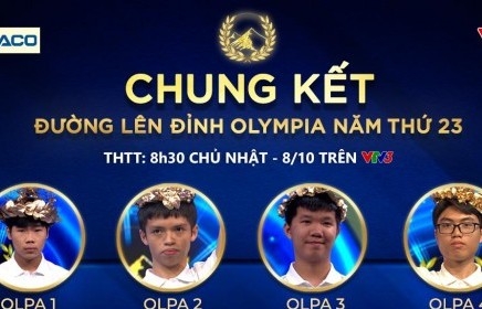 Trực tiếp Chung kết Đường lên đỉnh Olympia năm thứ 23