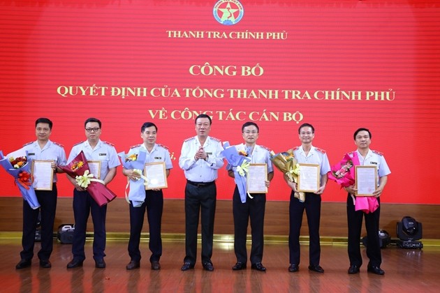 Thanh tra Chính phủ công bố quyết định về công tác cán bộ