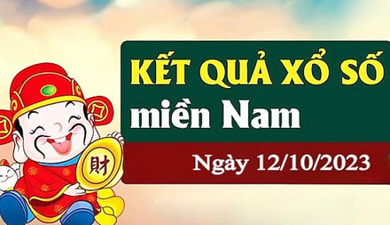 Kết quả Xổ số miền Nam ngày 12/10/2023, KQXSMN ngày 12 tháng 10, XSMN 12/10, xổ số miền Nam hôm nay