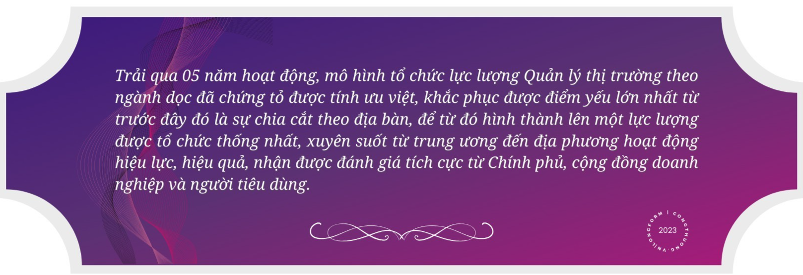 Longform | Xây dựng lực lượng Quản lý thị trường từng bước Chính quy - Chuyên nghiệp - Hiện đại