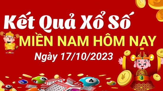 XSMN 17/10, Kết quả xổ số miền Nam hôm nay 17/10/2023, xổ số miền Nam ngày 17 tháng 10,trực tiếp XSMN 17/10