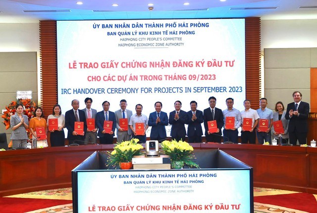 Hải Phòng trở thành ‘quán quân’ về thu hút đầu tư FDI trong 9 tháng đầu năm