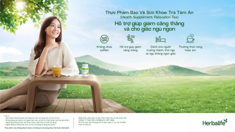 Herbalife ra mắt sản phẩm thực phẩm bảo vệ sức khỏe: Trà Tâm An