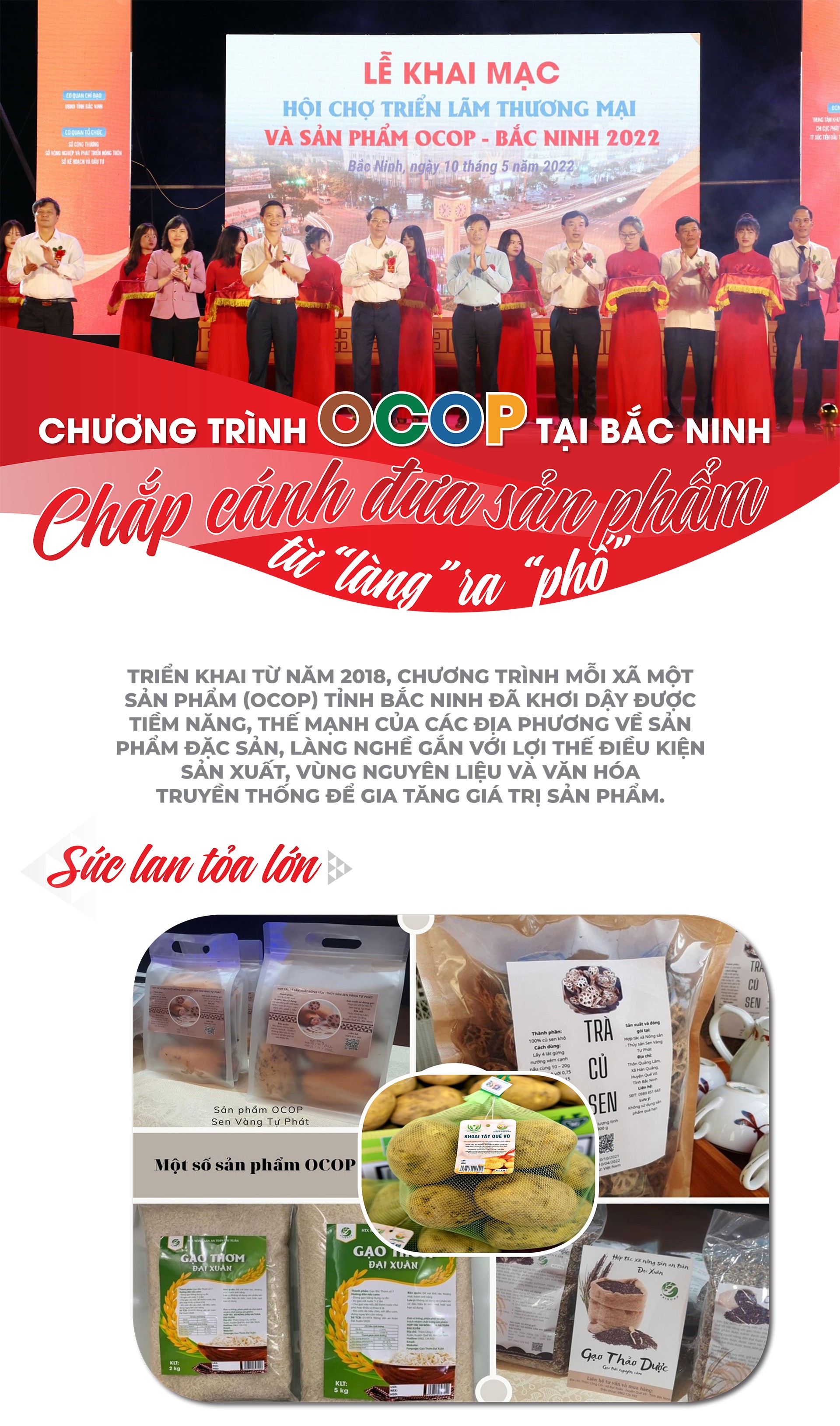 Longform | Chương trình OCOP tại Bắc Ninh: Chắp cánh đưa sản phẩm từ “làng” ra “phố”