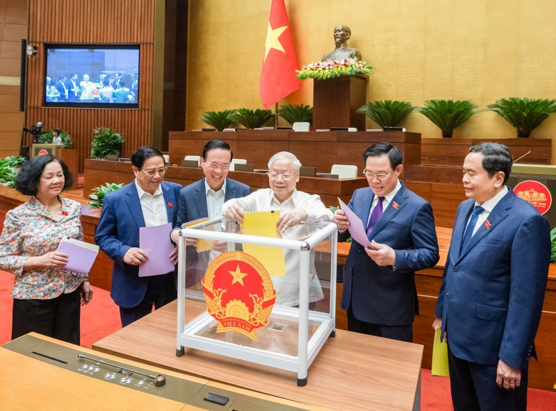 Quốc hội công bố kết quả lấy phiếu tín nhiệm giữa kỳ