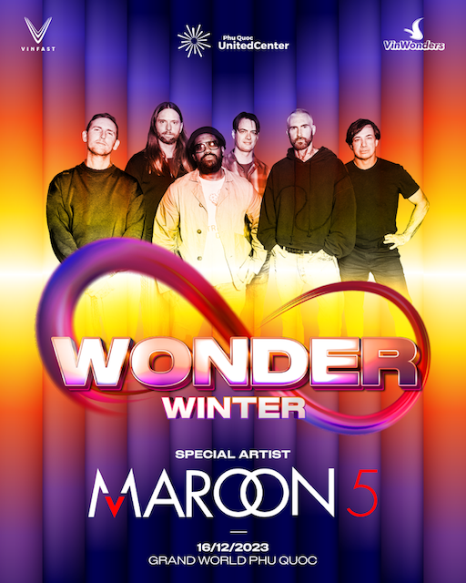 8Wonder đưa Maroon 5 đến Phú Quốc