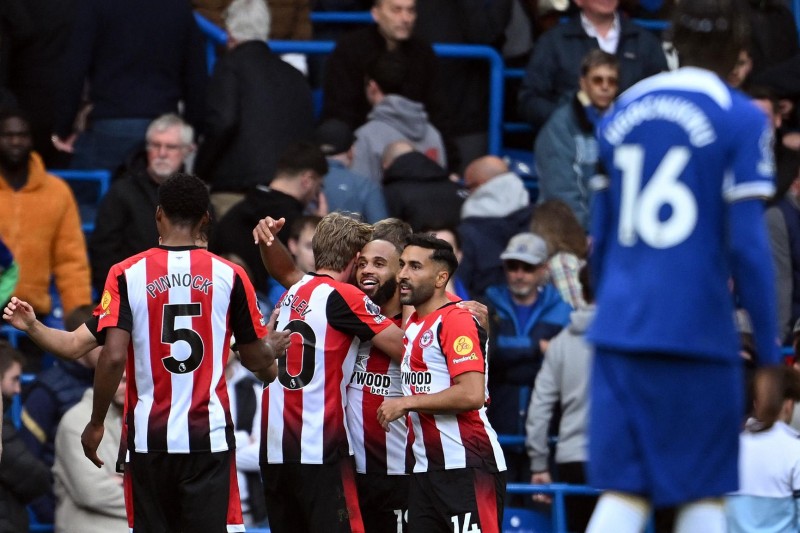 Kết quả trận đấu bóng đá giữa Chelsea và Brentford Chelsea thua bạc nhược. Ảnh AFP