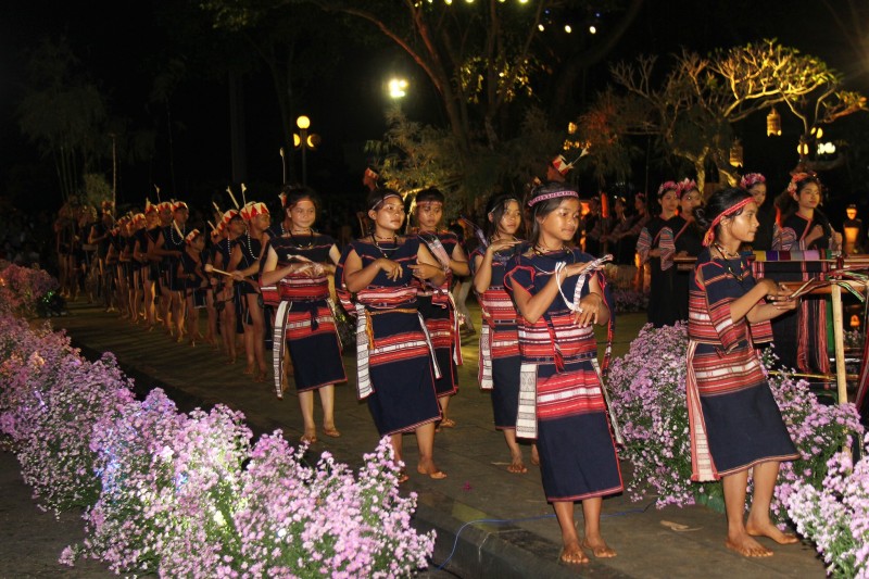 Gia Lai: Tái hiện không gian văn hóa - sắc màu của thổ cẩm các dân tộc Tây Nguyên