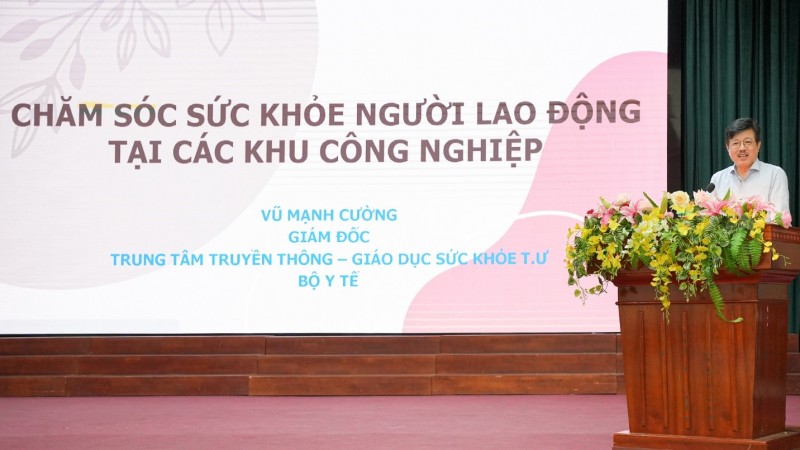 Quỹ Chăm sóc Sức khỏe Gia đình Việt Nam tổ chức hội thảo cho công nhân KCN Bắc Giang