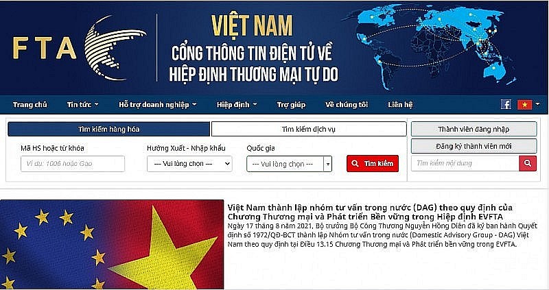 Cổng thông tin FTAP kết nối dữ liệu các Bộ ngành