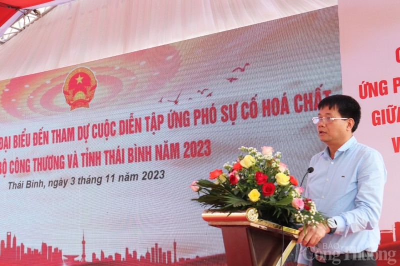 Bộ Công Thương diễn tập ứng phó sự cố hóa chất năm 2023