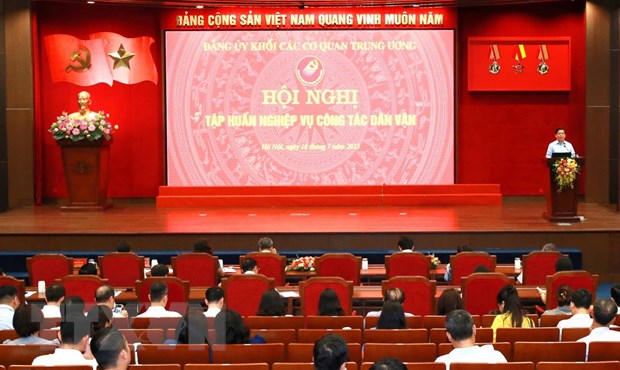 Dang bo Khoi cac Co quan TW day manh toan dien cong tac xay dung Dang hinh anh 3