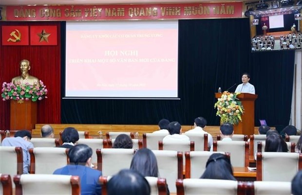 Dang bo Khoi cac Co quan TW day manh toan dien cong tac xay dung Dang hinh anh 2
