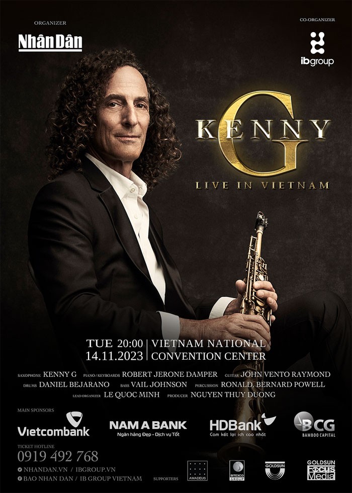 Vietcombank đồng hành cùng sự kiện âm nhạc "Kenny G Live in Vietnam" để lan tỏa giá trị nhân văn