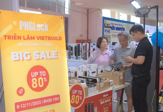 trien lam quoc te vietbuild tp ho chi minh khuyen mai khung len den 80 kich cau tieu dung