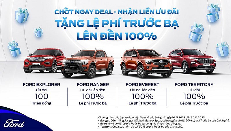 Ford Việt Nam và đại tiệc sale lớn nhất trong năm