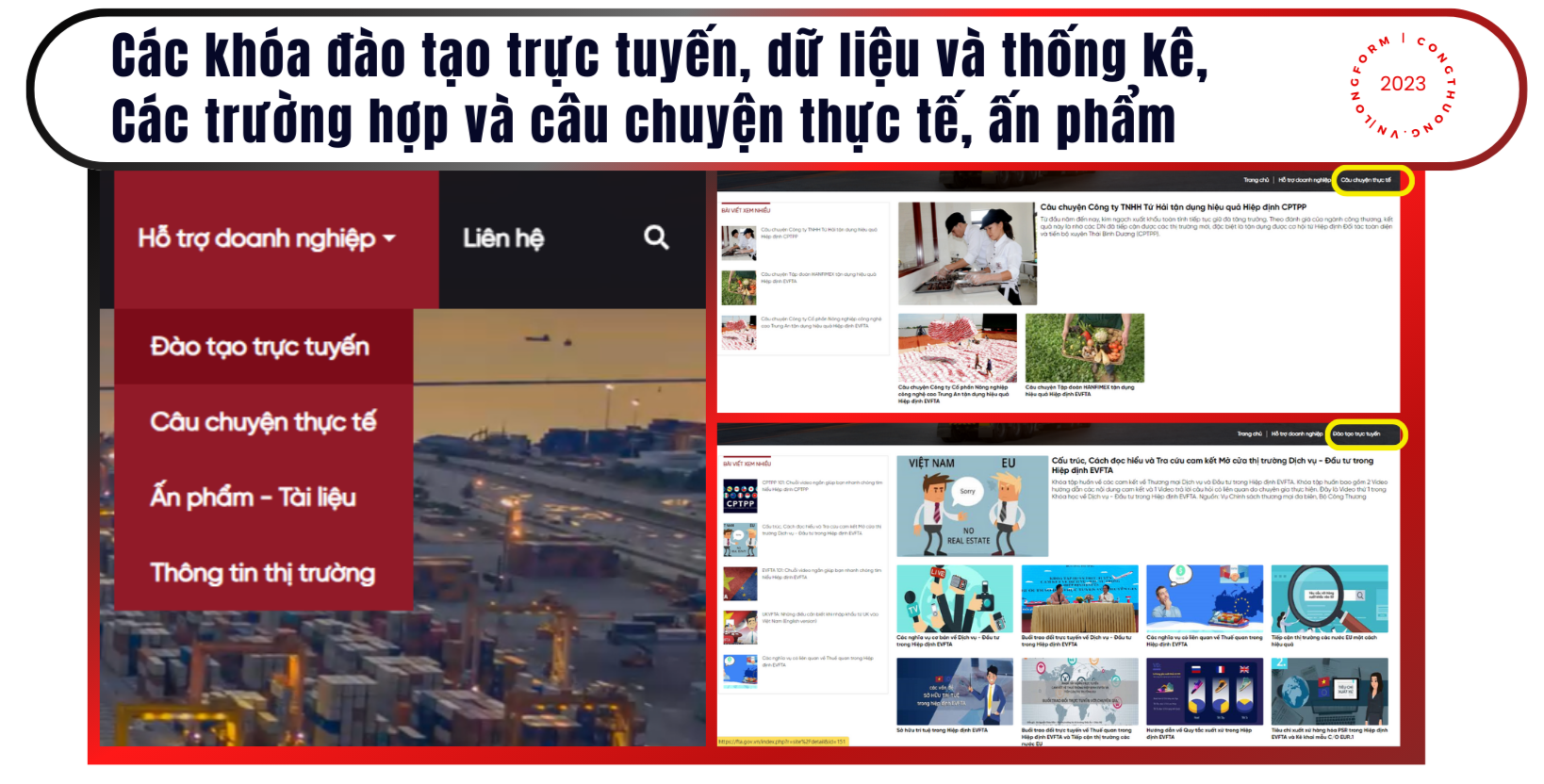 Longform | Cổng thông tin FTAP: Công cụ tra cứu các cam kết FTA thông minh, tiên tiến