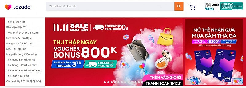 Lễ độc thân 11/11: Bùng nổ khuyến mại, săn sale trên sàn thương mại điện tử