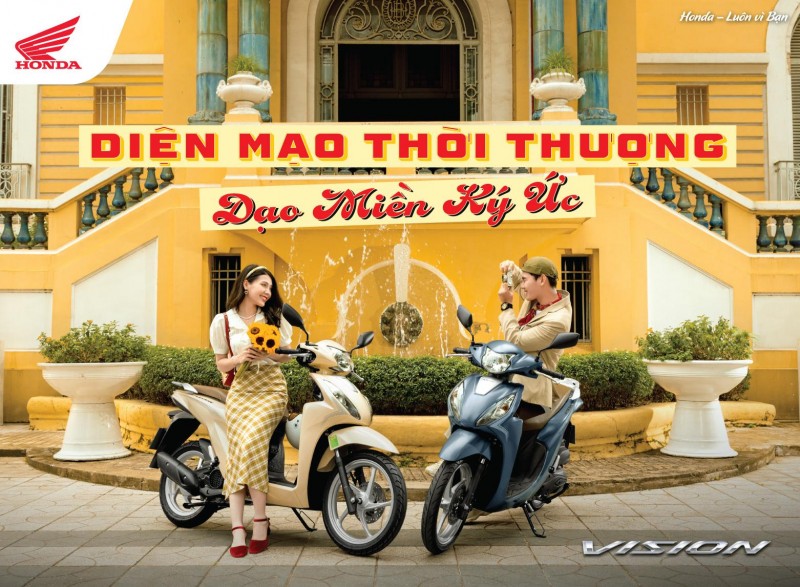 Giá xe ga Vision ngày 12/11: Chỉ hơn 30 triệu đồng sở hữu ngay phiên bản độc đáo, đậm chất cổ điển