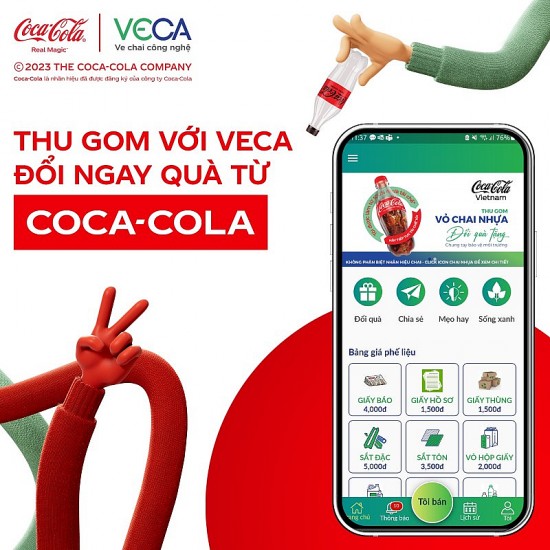 Coca-Cola triển khai chương trình "Chai nhựa tái sinh, hành trình tiếp nối"