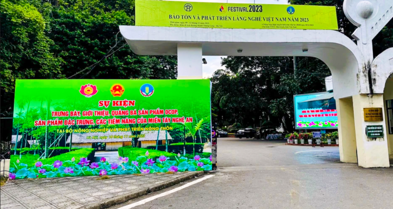 Nghệ An trưng bày 162 sản phẩm tiêu biểu tại Bộ Nông nghiệp và Phát triển nông thôn