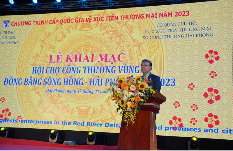 Khai mạc Hội chợ Công Thương vùng Đồng bằng sông Hồng – Hải Phòng năm 2023