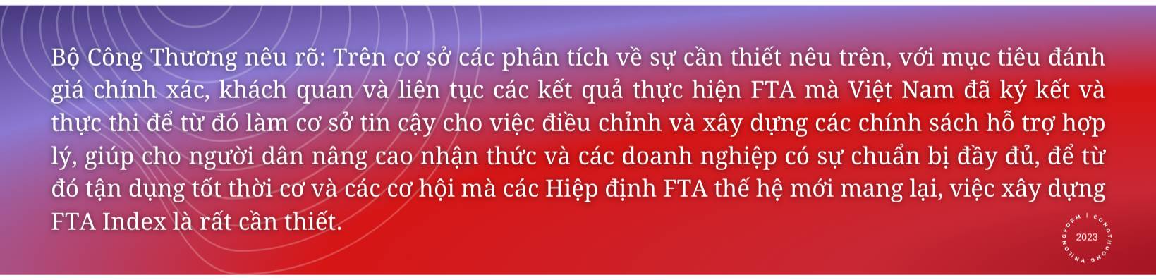 Longform | FTA Index - Kỳ vọng cải thiện mạnh mẽ công tác hỗ trợ tận dụng FTA