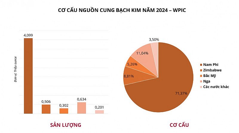 Báo cáo thị trường bạch kim quý III/2023 của WPIC