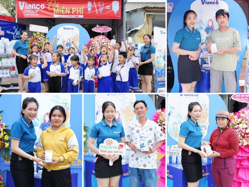 Vianco tặng miễn phí một triệu bóng đèn, tiết kiệm 100 tỷ tiền điện