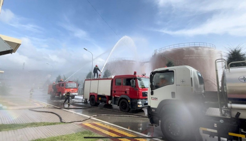 Nhiệt điện Vĩnh Tân 4: Nhiều biện pháp nâng cao an toàn và phòng cháy chữa cháy