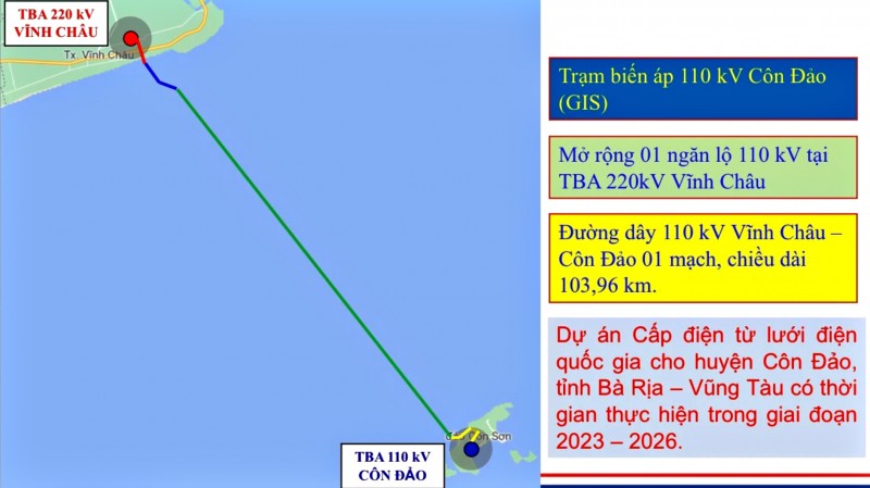 Sóc Trăng: Thống nhất chủ trương thực hiện dự án cấp điện cho Côn Đảo