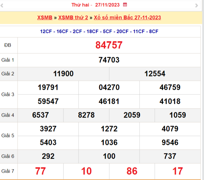 Xổ số miền Bắc 30/11, SXMB 30/11, XSMB 30/11 , Kết quả Xổ số miền Bắc thứ năm