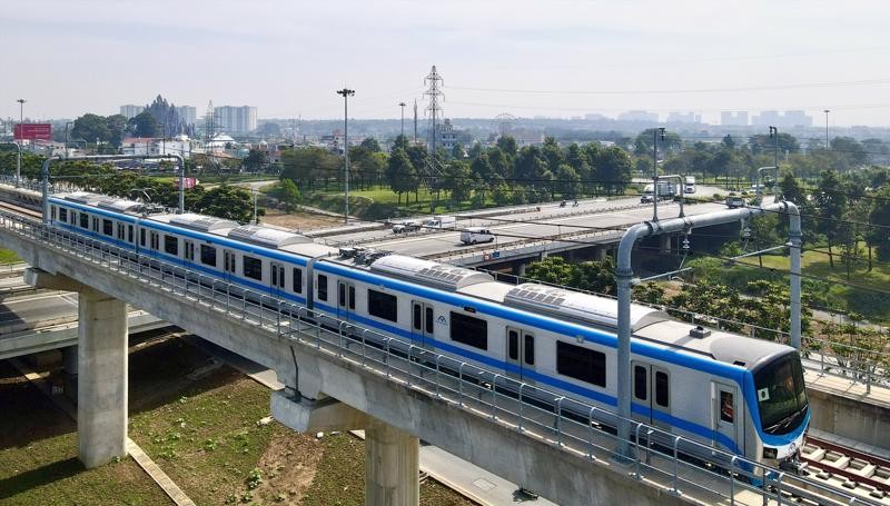 TP. Hồ Chí Minh: Tiến độ dự án metro số 1 Bến Thành - Suối Tiên đạt 96,84%